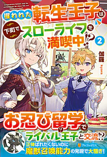 攫われた転生王子は下町でスローライフを満喫中!?２