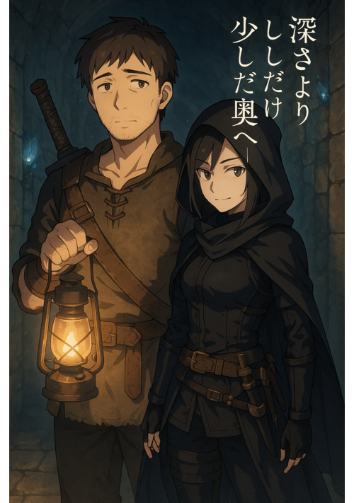 『いつもの深さより少しだけ奥へ――さえない採取者と訳ありの彼女』（ぽいたん） 表紙