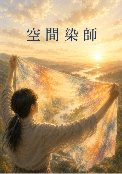 『◽️プチストーリー【空間染師】（作品No_24）140字』（かんすい） 表紙