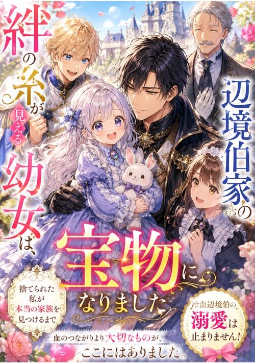 絆の糸が見える幼女は、辺境伯家の宝物になりました ～捨てられた私が本当の家族を見つけるまで～ 表紙