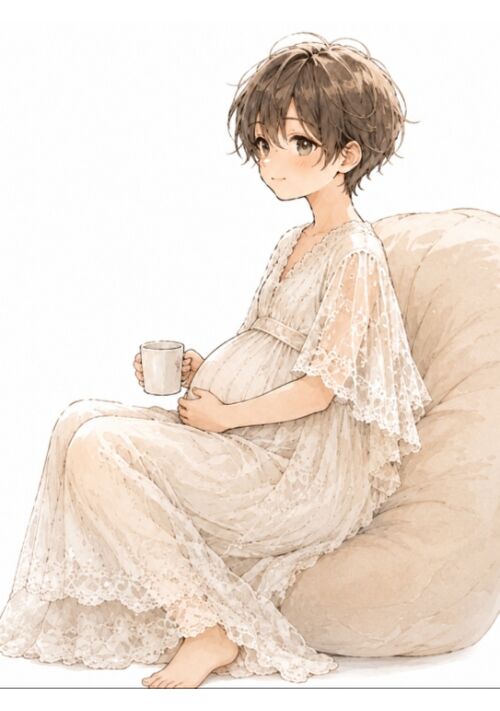 『男の子の擬似妊娠プレイ』（伊阪証） 表紙