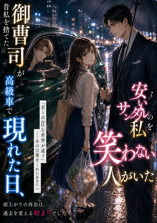 昔私を捨てた御曹司が高級車で現れた日、安いサンダルの私を笑わない人がいた