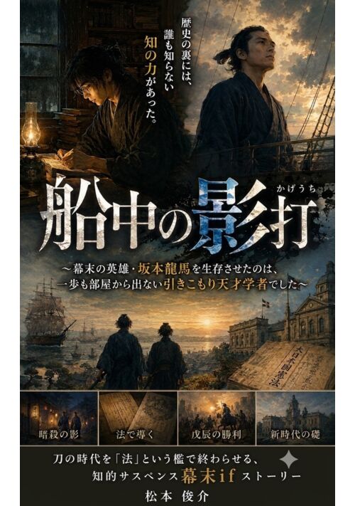 【歴史if小説】船中の影打（かげうち） 〜幕末の英雄・坂本龍馬を生存させたのは、一歩も部屋から出ない引きこもり天才学者でした〜
