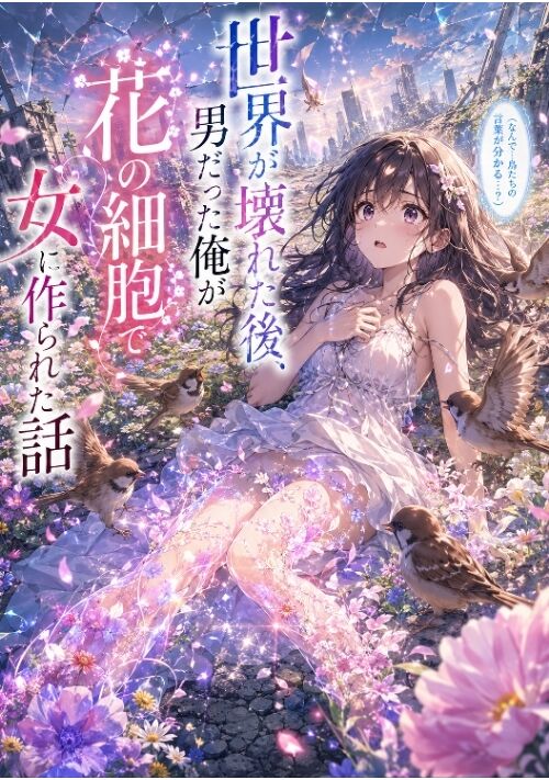 世界が壊れた後、男だった俺が花の細胞で女に作られた話