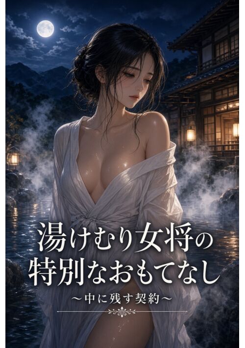 『【R18】湯けむり女将の特別なおもてなし ～中に残す契約～』（由香） 表紙