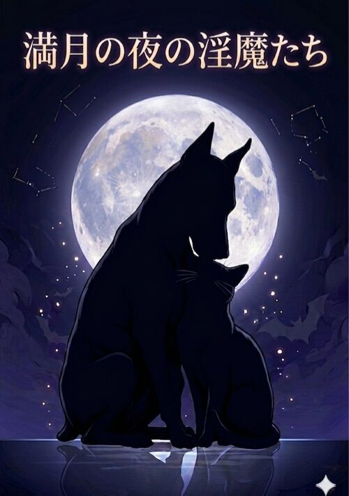 満月の夜の淫魔たち
