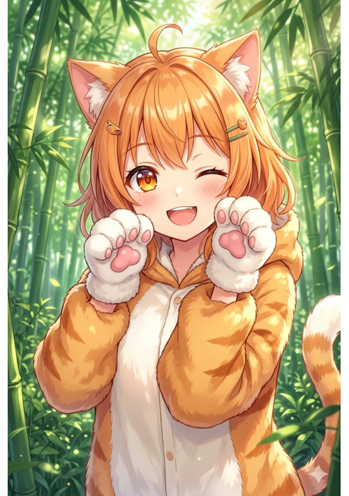 『猫娘山月記』（トラネコタイガ） 表紙