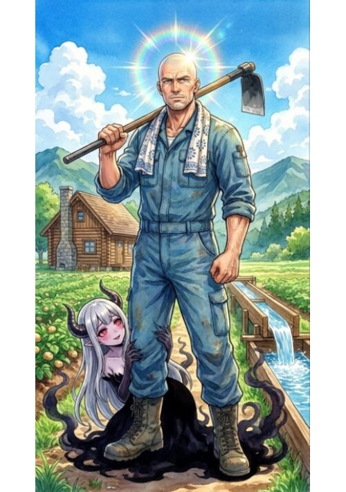 『頭皮が光れば影に潜む 〜不遇な中年奴隷おじさん、最凶悪魔の美少女に四六時中ストーキングされる〜』