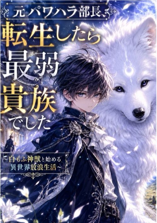 元パワハラ部長、転生したら最弱貴族でした 〜白もふ神獣と始める異世界放浪生活〜