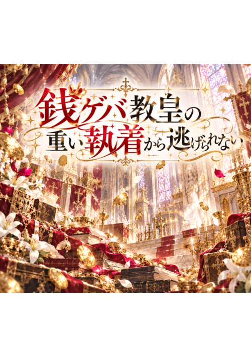 『銭ゲバ教皇の重い執着から逃げられない  』（雫月夜） 表紙