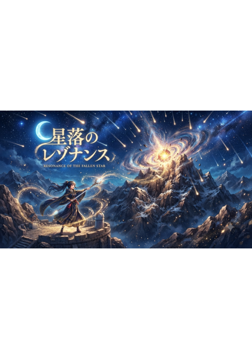 『星落（ほしおち）のレゾナンス』（夢芝居） 表紙