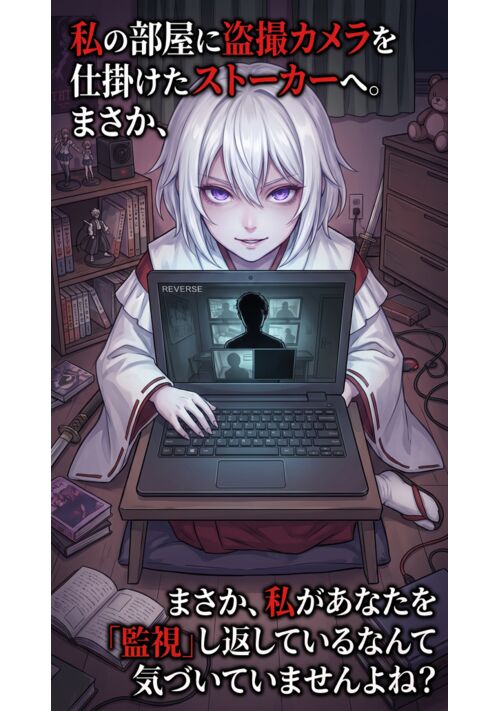 私の部屋に盗撮カメラを仕掛けたストーカーへ。まさか、私があなたを「監視」し返しているなんて気づいていませんよね？