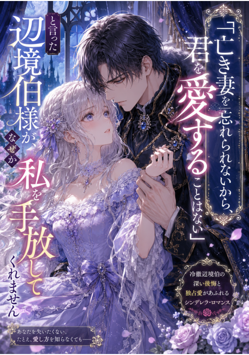 「亡き妻を忘れられないから、君を愛することはない」と言った辺境伯様が、なぜか私を手放してくれません 表紙