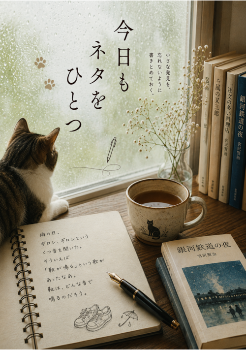 『今日もネタをひとつ』（真田奈依） 表紙