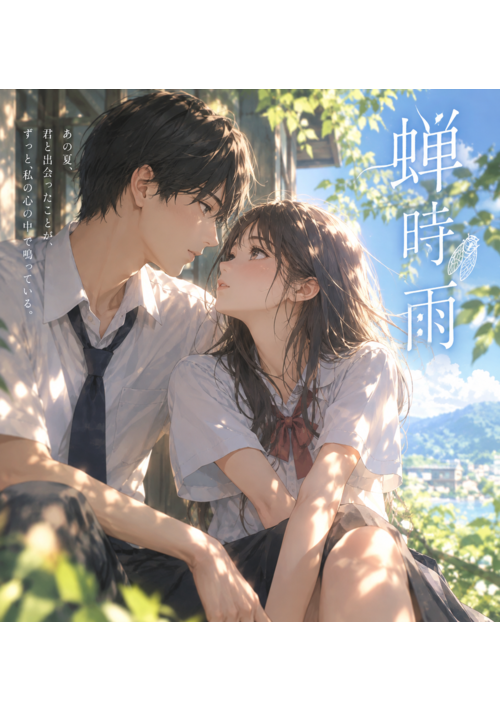 『蝉時雨』（新堂　鈴杏子） 表紙