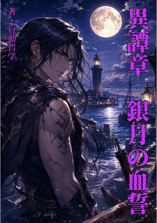『異譚章：銀月の血誓（影譚 ）』（行動哲学） 表紙