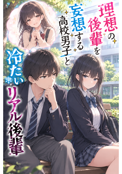 理想の後輩を妄想する高校男子と冷たいリアル後輩