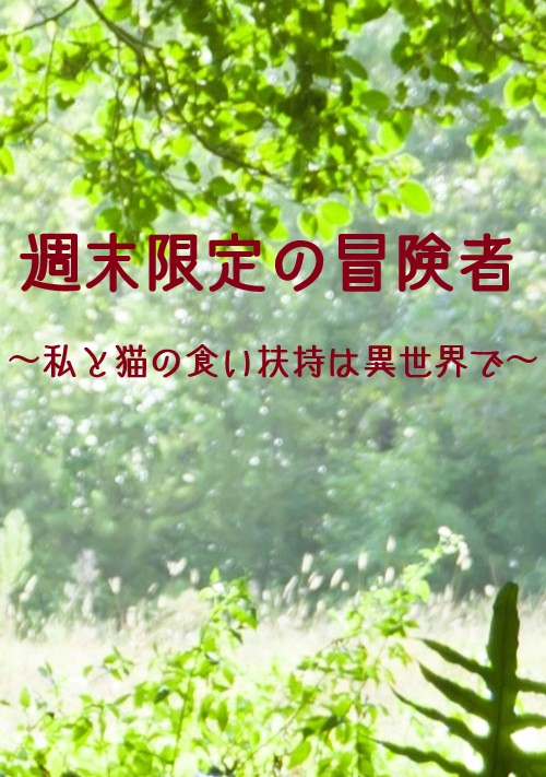 『週末限定の冒険者〜私と猫の食い扶持は異世界で〜』（鏡野ゆう） 表紙