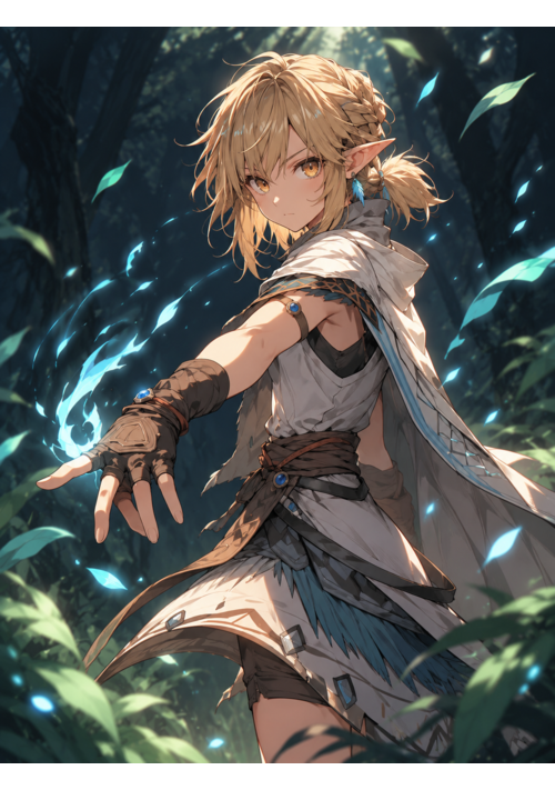 『世界の彼方（下巻） ― 魔力の湧きし原初の泉 ―』（parupuntist） 表紙