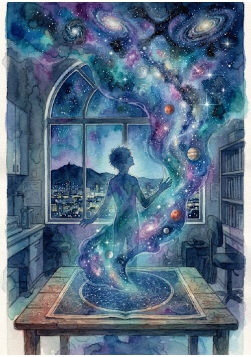 『月島龍と魔法の星図』（霧人　イスラエル・ハイム） 表紙