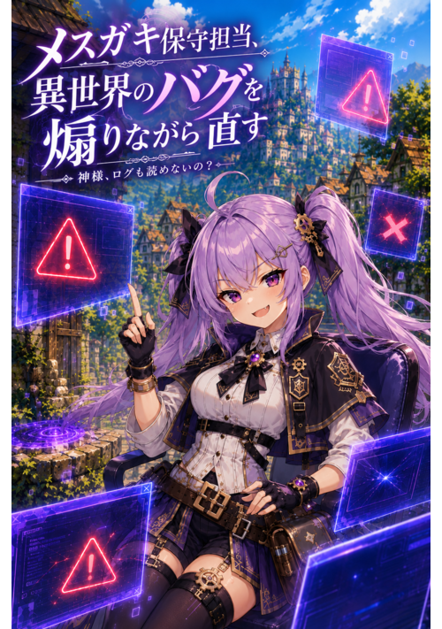 メスガキ保守担当、異世界のバグを煽りながら直す～神様、ログも読めないのに世界作ったんですか？～