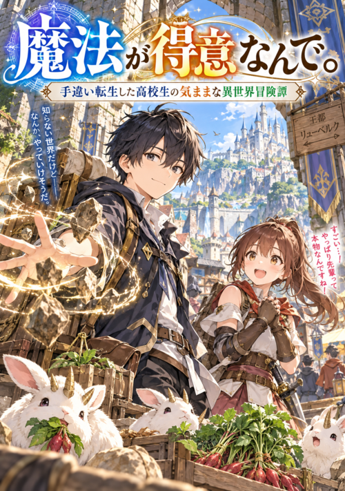 『魔法が得意なんで。〜手違い転生した高校生の気ままな異世界冒険譚〜』