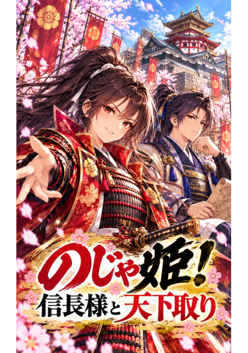 『のじゃ姫！ 信長様と天下取り』（里見つばさ） 表紙