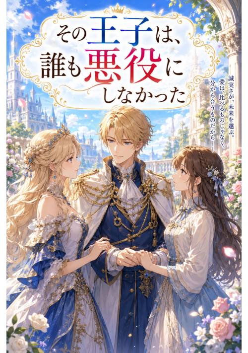 その王子は、誰も悪役にしなかった ー婚約者ではない女性へ恋をした王子の責任 表紙