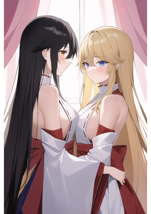 『【百合掌編】大凶ちゃんと大吉ちゃん』（みなはらつかさ） 表紙