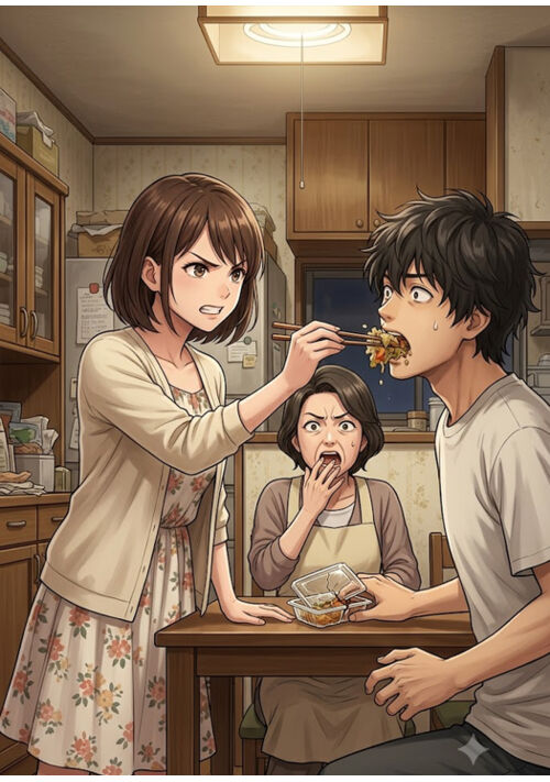 初めて義実家挨拶に行ったら彼氏の母親に残飯を押し付けられたので、速攻で彼氏の口に突っ込んでやった﻿ 表紙