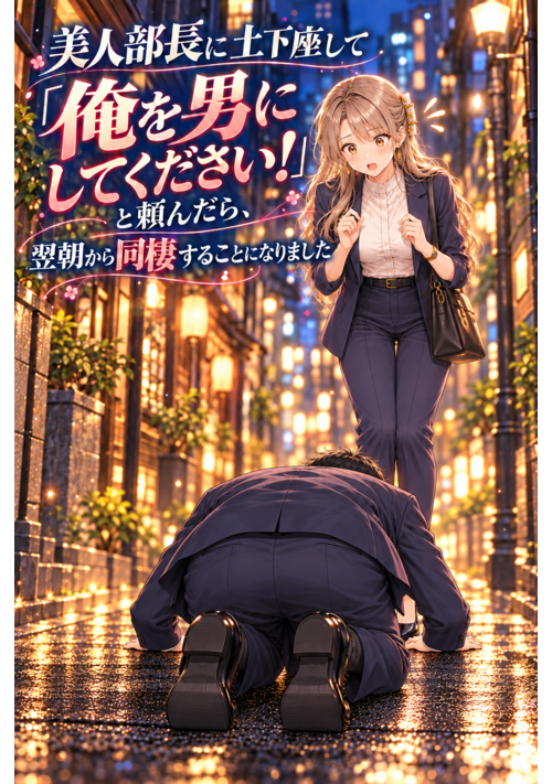 美人部長に土下座して「俺を男にしてください！」と頼んだら、翌朝から同棲することになりました ～
