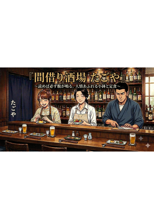 『間借り酒場 たごや ～読めば必ず腹が鳴る。人情あふれる小鉢と定食～』