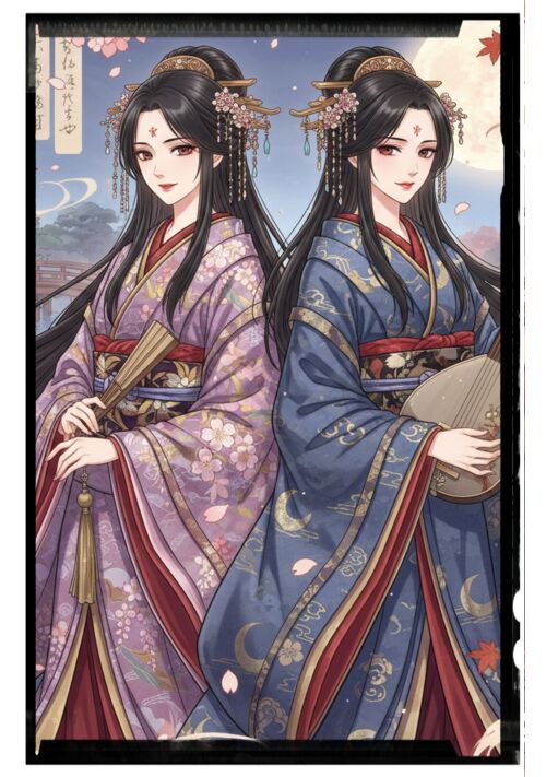 もしも光源氏が絶世の美女だったら、在原業平も絶世の美女なので、ふたりとも夜這いをしますしイケメン貴族を囲い込みます。