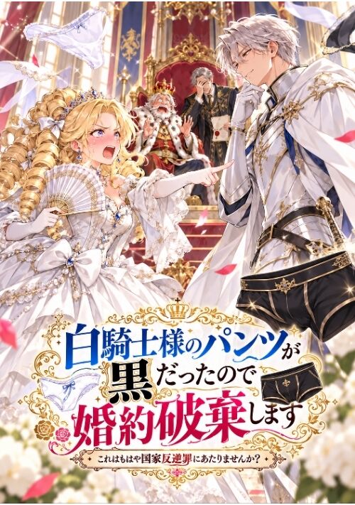白騎士様のパンツが黒だったので婚約破棄します。～これはもはや国家反逆罪にあたりませんか？～