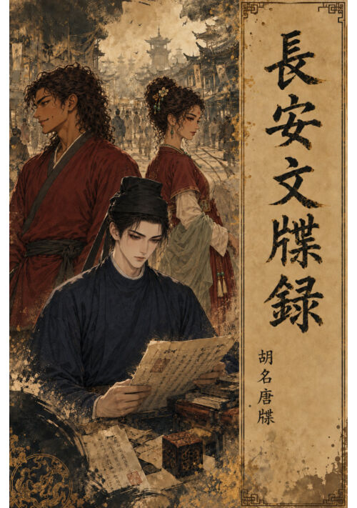 長安文牒録　胡名唐牒