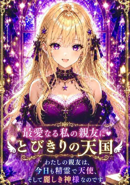 最愛なる私の親友に「とびきりの天国」を－わたしの親友は、今日も精霊で天使、そして麗しき神様なのです－