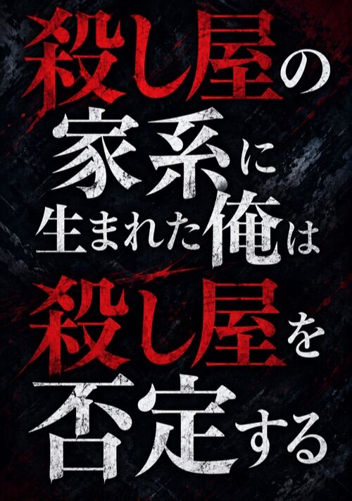 殺し屋の家系に生まれた俺は殺し屋を否定する