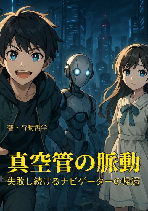 『『真空管の脈動、あるいは失敗し続けるナビゲーターの帰還』』（行動哲学） 表紙