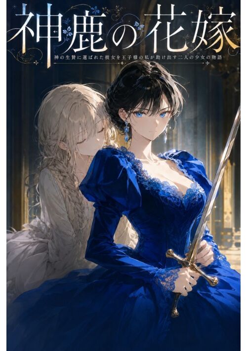 神鹿の花嫁 〜神の生贄に選ばれた彼女を王子様の私が助け出す二人の少女の物語〜