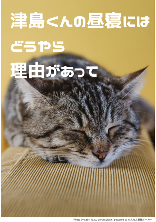 『津島くんの昼寝には　どうやら理由があって』（バラコ） 表紙