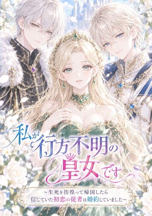 私が行方不明の皇女です～生死を彷徨って帰国したら信じていた初恋の従者は婚約していました～ 表紙