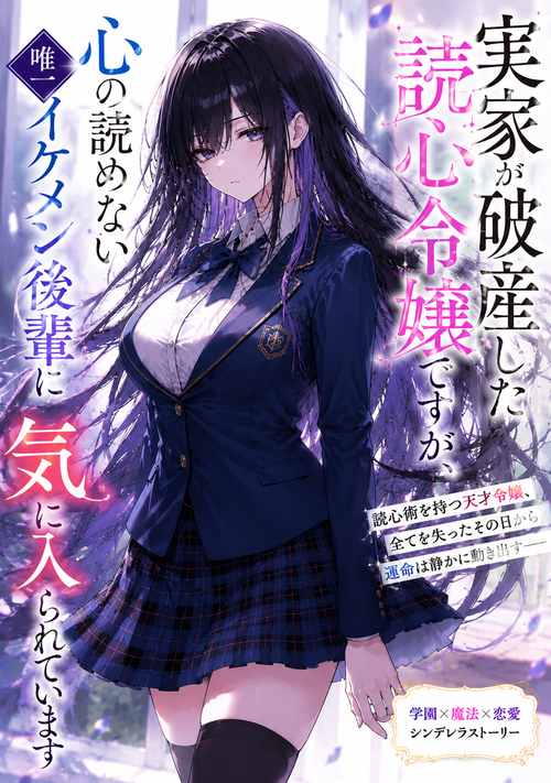 実家が破産した読心令嬢ですが、唯一心の読めないイケメン後輩に気に入られています