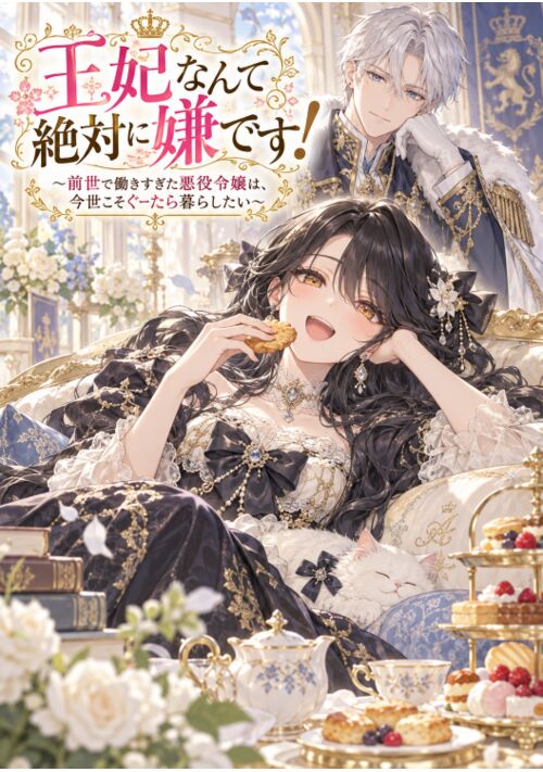 王妃なんて絶対に嫌です！ ～前世で働きすぎた悪役令嬢は、今世こそぐーたら暮らしたい～ 表紙