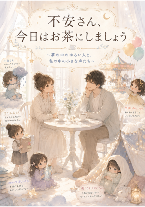 不安さん、今日はお茶にしましょう 〜夢の中のゆるい人と、私の中の小さな声たち〜