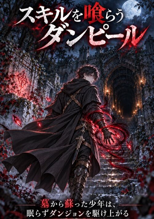 『スキルを喰らうダンピール ～墓から蘇った少年は、眠らずダンジョンを駆け上がる～』