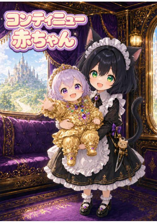 『コンティニュー赤ちゃん』（猫出Ｒ） 表紙