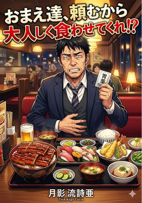 『おまえ達、頼むから大人しく食わせてくれ！？』（月影 流詩亜） 表紙