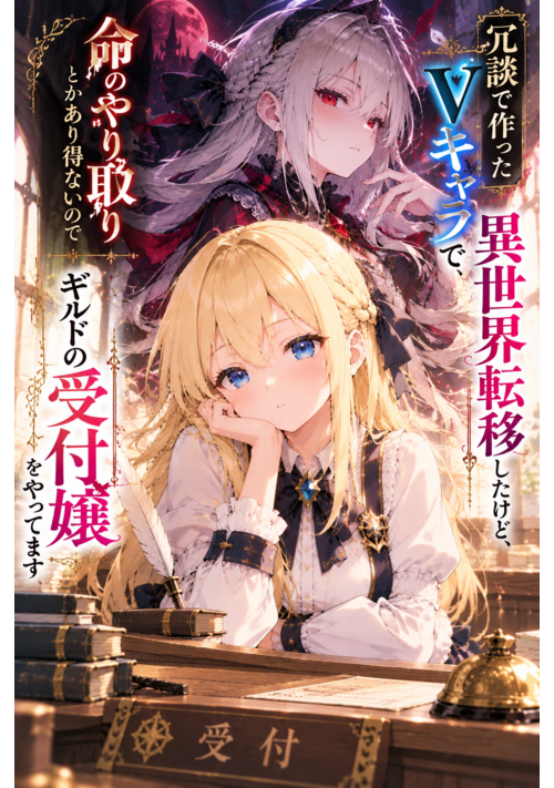 冗談で作ったＶキャラで異世界転移したけど、命のやり取りとかあり得ないのでギルドの受付嬢をやってます