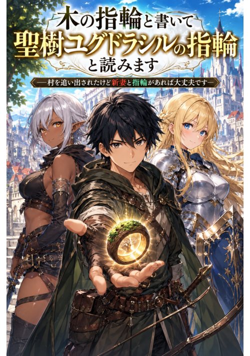 木の指輪と書いて聖樹ユグドラシルの指輪と読みます　 ―村を追い出されたけど新妻と指輪があれば大丈夫です―