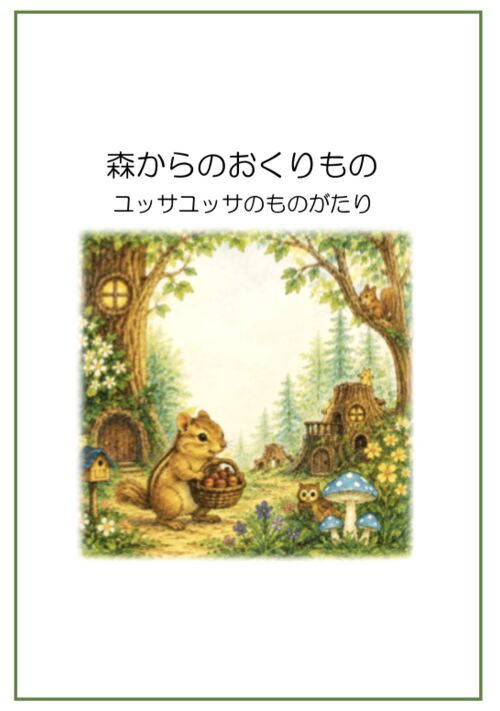 『森からのおくりもの ーユッサユッサのものがたりー』（ぴっとすぅ） 表紙